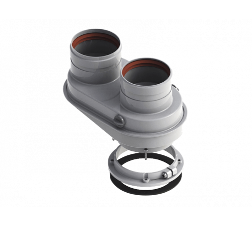 Адаптер моноблочный универсальный D60/100 на D80/80 , ПРОК